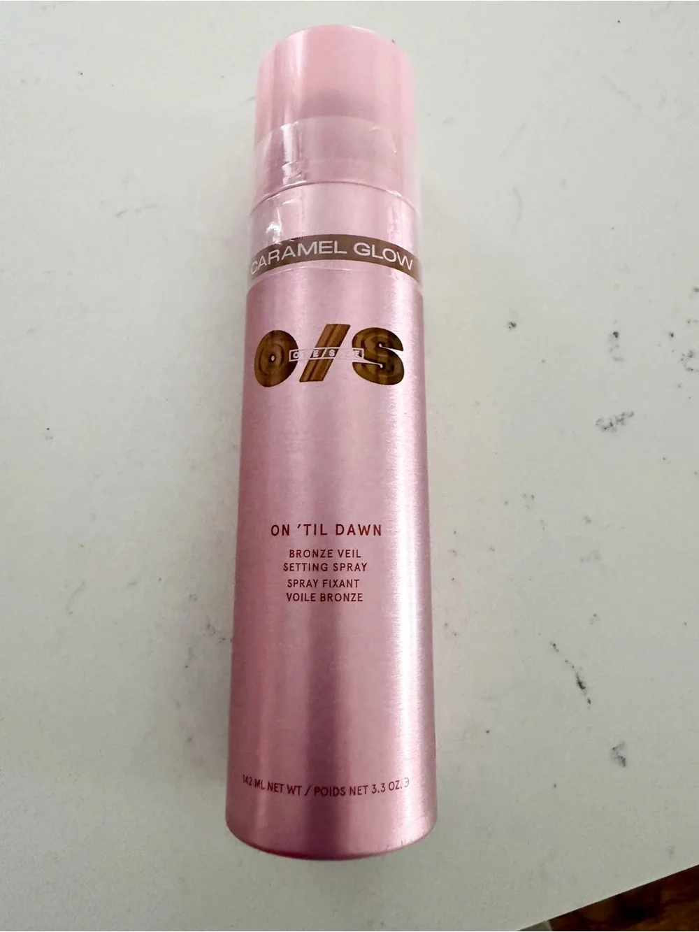 New One Size Bronze Veil Setting Spray - Caramel Glow